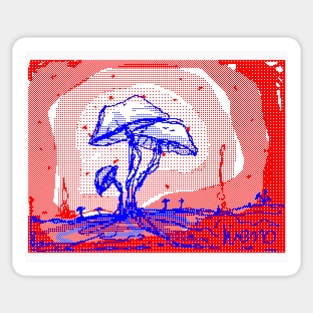 Mushroom Pixel Sticker